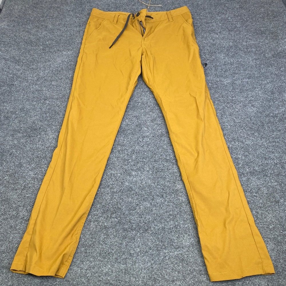 686 Everywhere Multi Shell Pants Mens 32x32 Slim Fit Mustard Yellow Ochre DWR